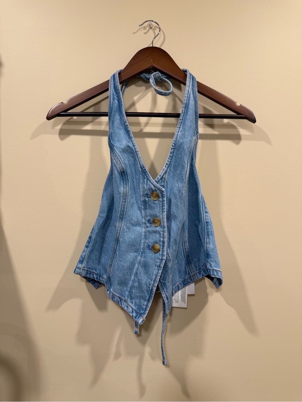 New American Eagle Denim Vest